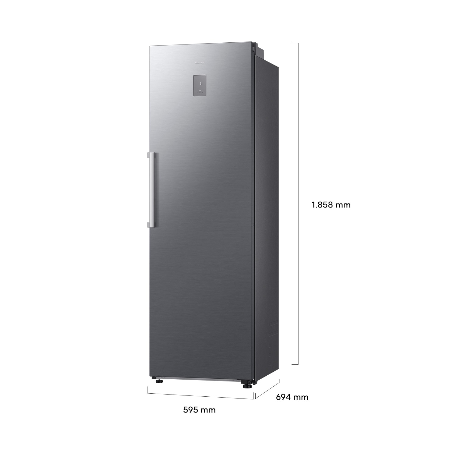 Frigorífico 1 Puerta Bespoke AI 186cm 387L Clase D Inox RR70H39CDTEF ​ ​ Inox