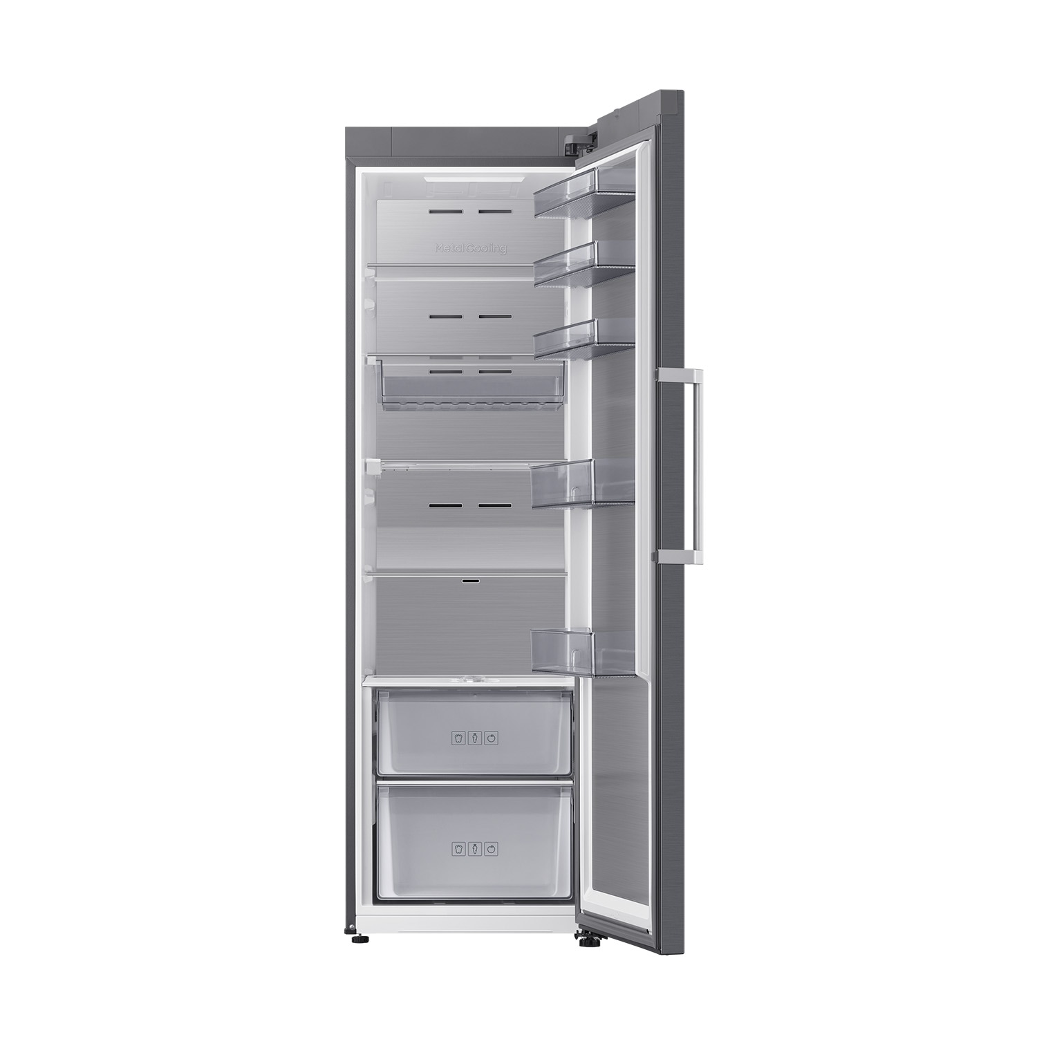 Frigorífico 1 Puerta Bespoke AI 186cm 387L Clase D Inox RR70H39CDTEF ​ ​ Inox