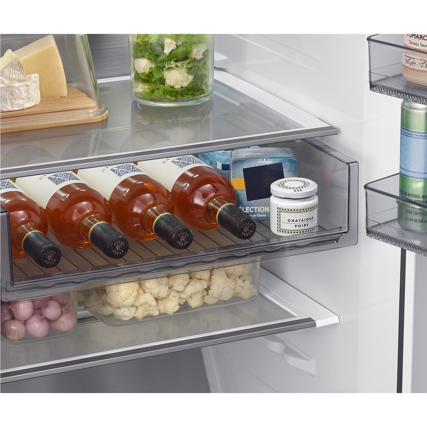 Frigorífico 1 Puerta Bespoke AI 186cm 387L Clase D Inox RR70H39CDTEF ​ ​ Inox