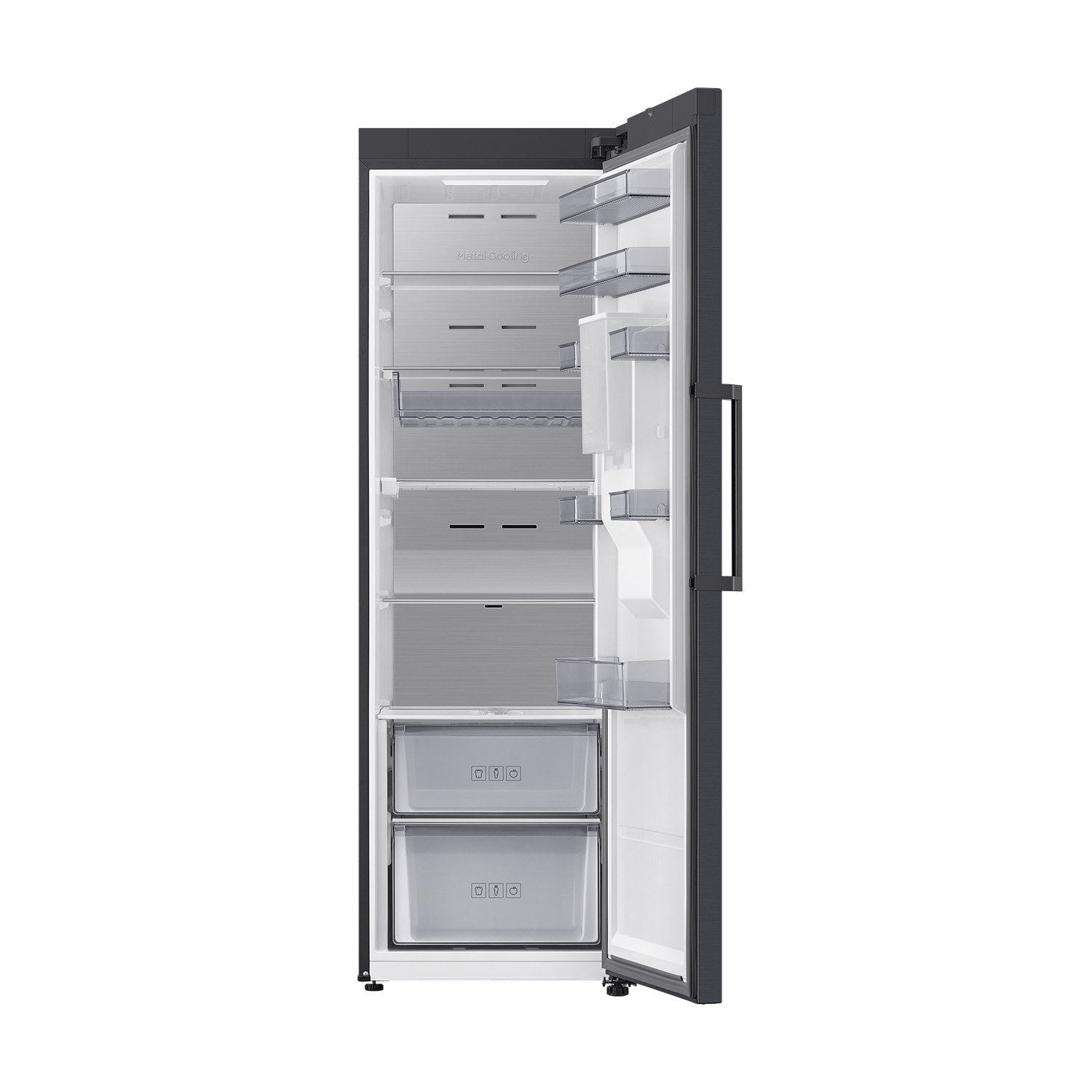 Frigorífico 1 Puerta Bespoke AI 186cm 382L Clase C Grafito RR70H39DCFEF ​ ​ Grafito