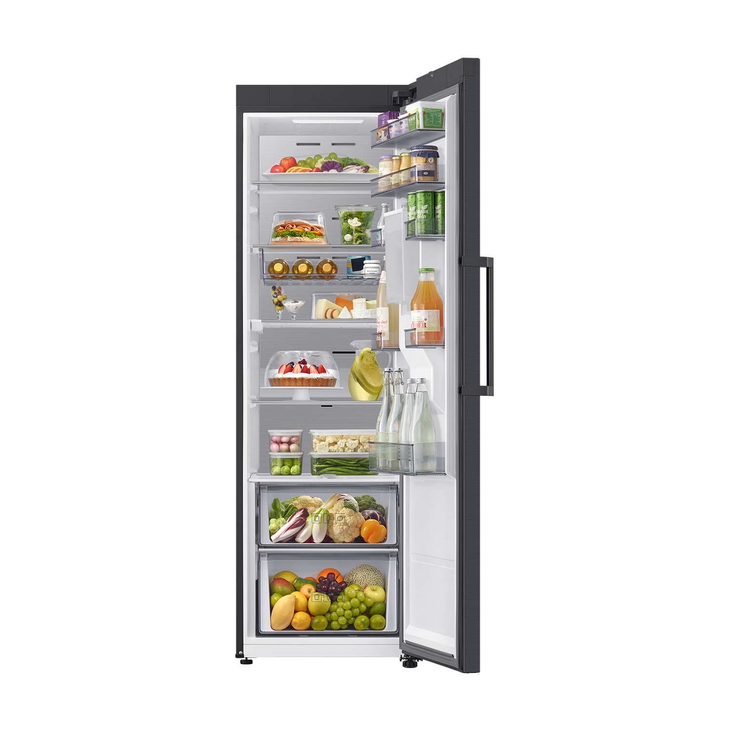 Frigorífico 1 Puerta Bespoke AI 186cm 382L Clase C Grafito RR70H39DCFEF ​ ​ Grafito