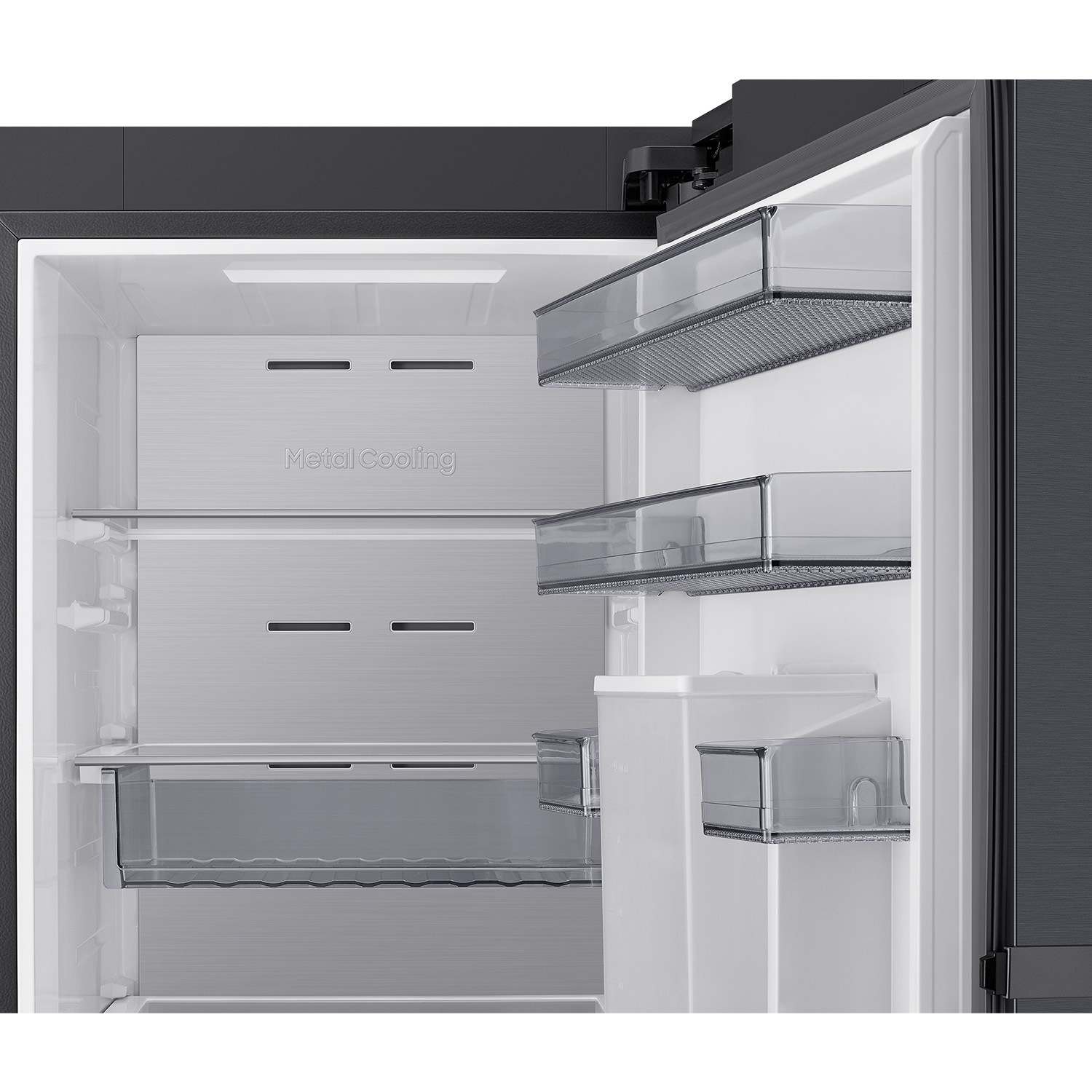 Frigorífico 1 Puerta Bespoke AI 186cm 382L Clase C Grafito RR70H39DCFEF ​ ​ Grafito