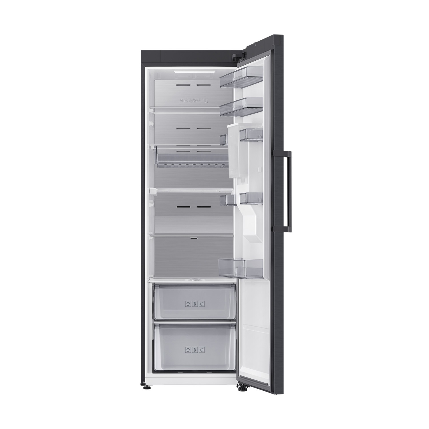 Frigorífico 1 Puerta Bespoke AI 186cm 382L Clase C Grafito RR70H39DCFEF ​ ​ Grafito