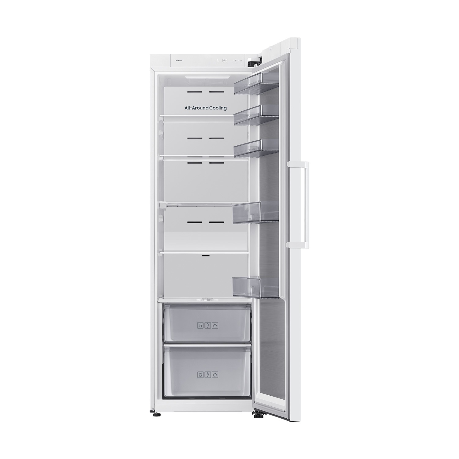Frigorífico 1 Puerta Bespoke AI 186cm 387L Clase E Blanco RR70H39FEVEF ​ ​ Blanco