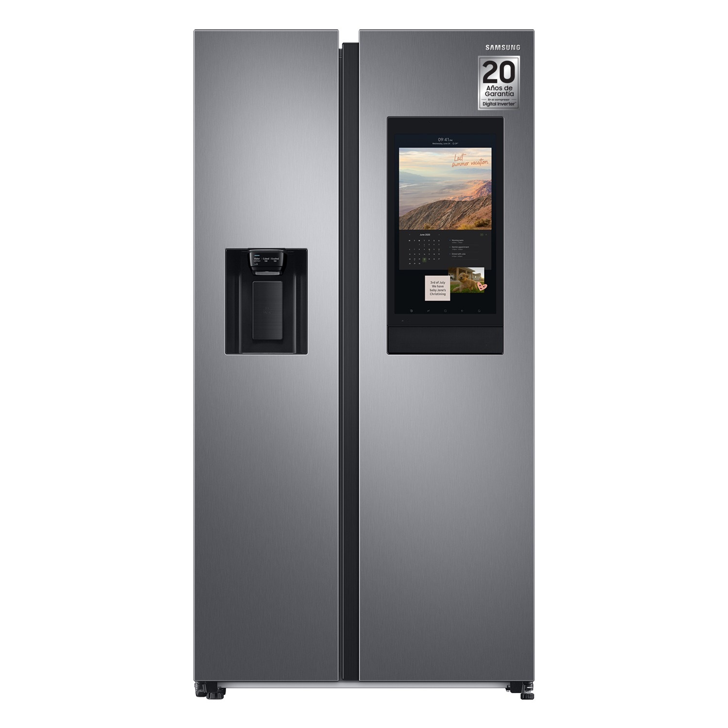 Frigorífico Side by Side Family Hub Inox RS6HA8880S9