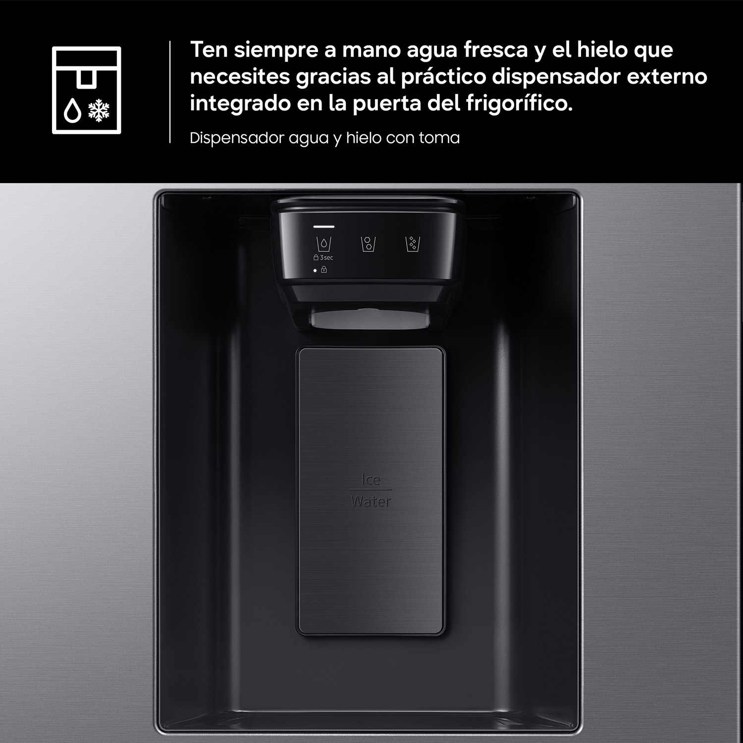 Frigorífico Americano Bespoke AI 178cm 640L Clase E Inox RS70F64KETEF Inox