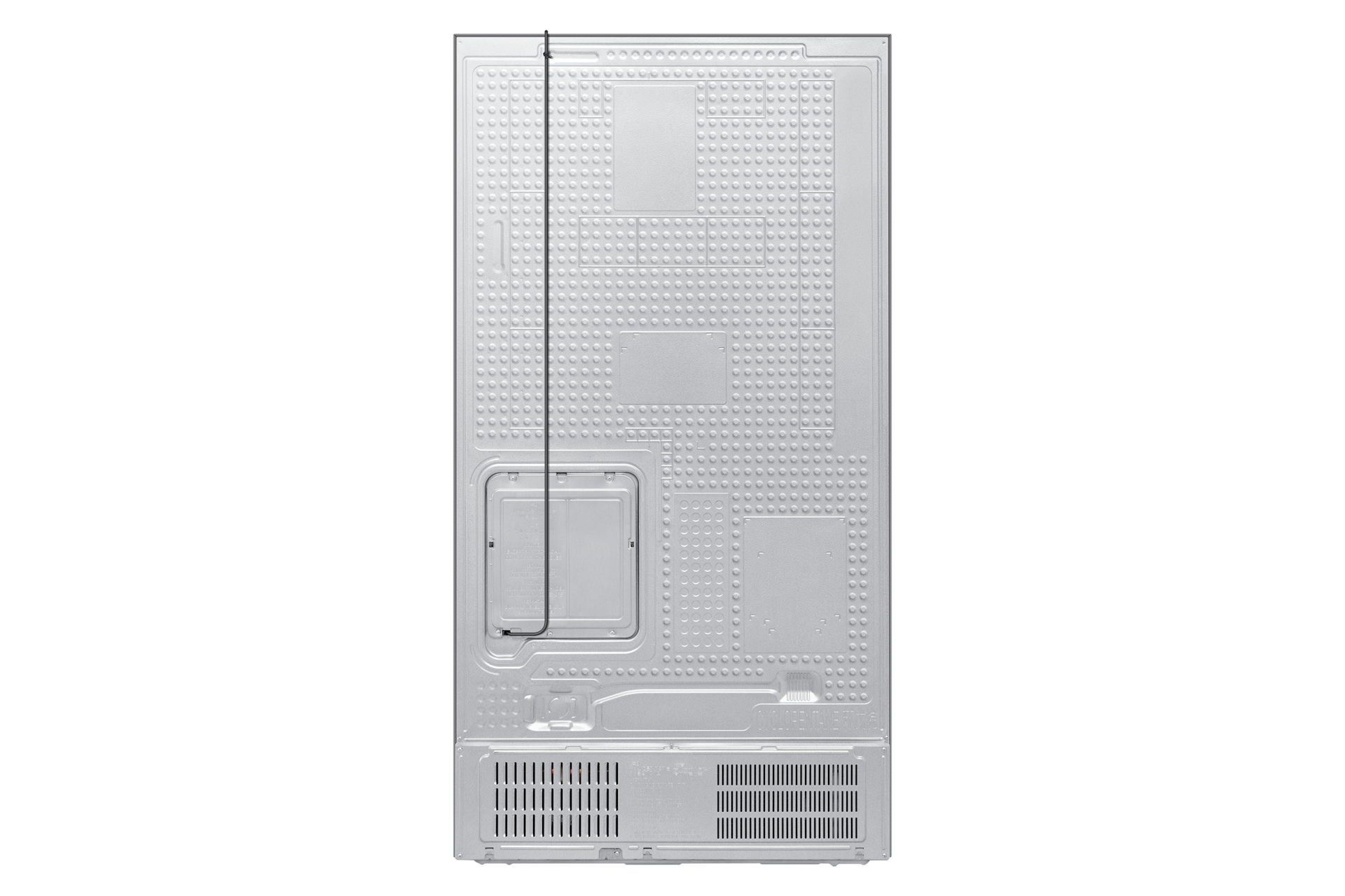 Frigorífico Americano Bespoke AI 178cm 640L Clase D Inox RS70F65KDTEF Back Silver 