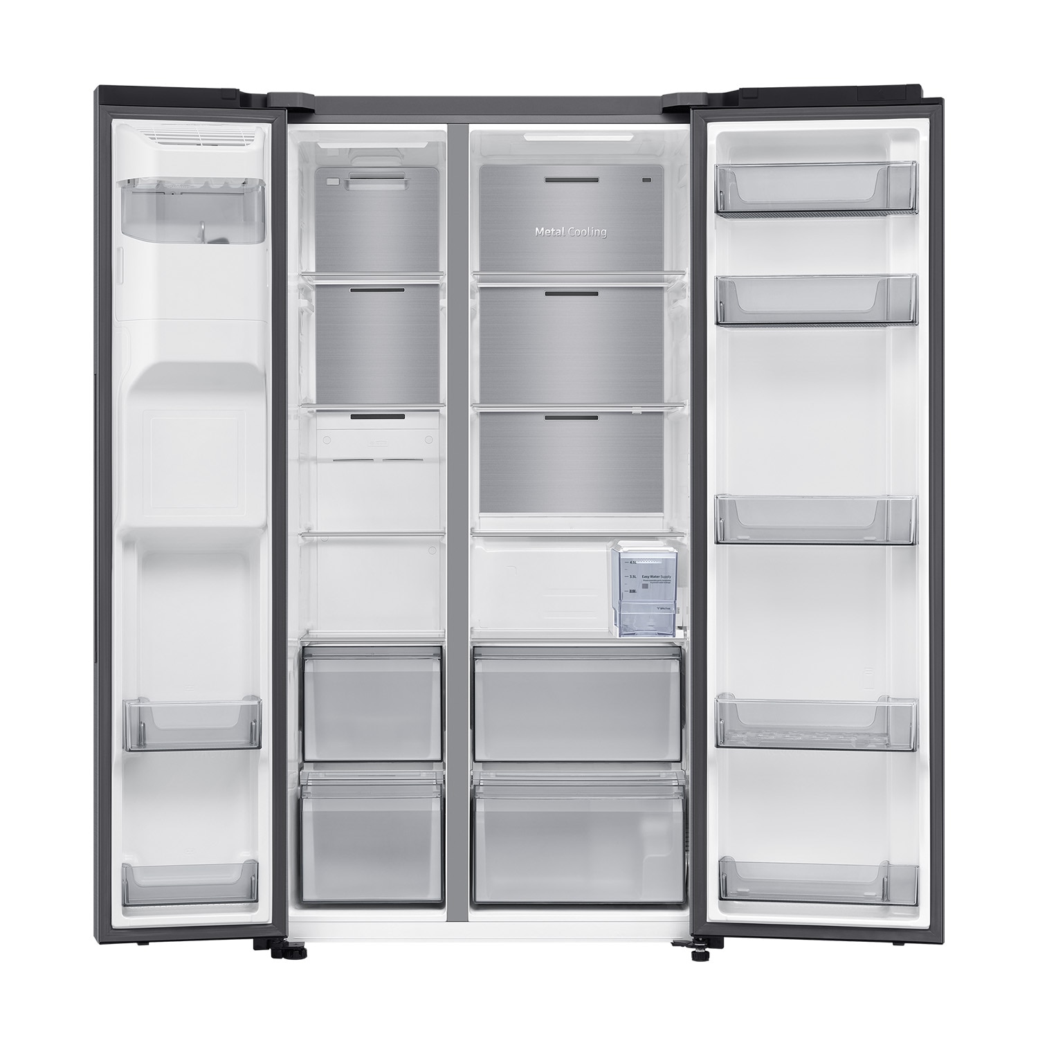 Frigorífico Americano Bespoke AI 178cm 640L Clase D Inox RS70F65KDTEF Inox