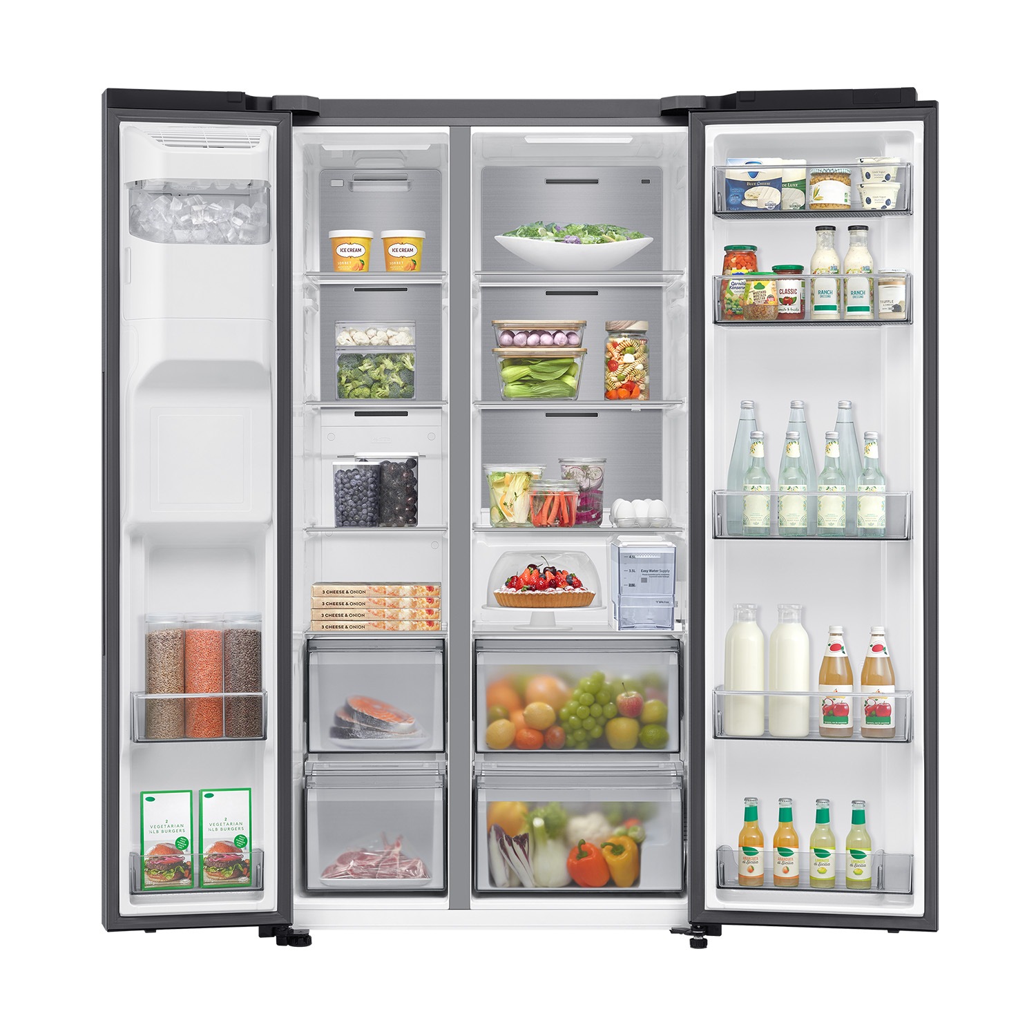 Frigorífico Americano Bespoke AI 178cm 640L Clase D Inox RS70F65KDTEF Inox