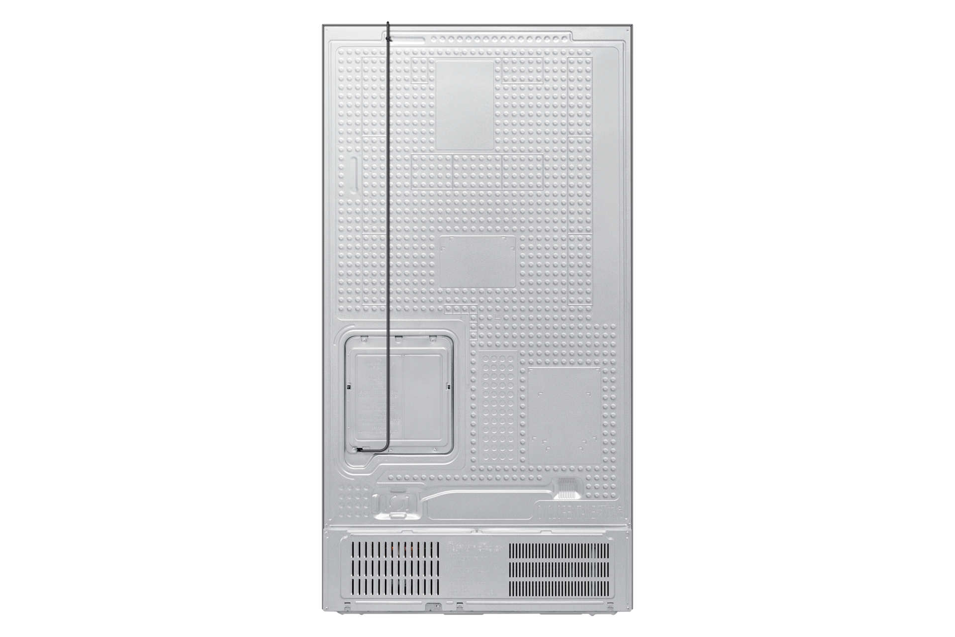 Frigorífico Americano Bespoke AI 178cm 640L Clase E Inox RS70F65KETEF Back Silver 