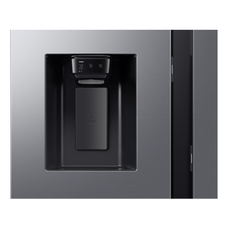 Frigorífico Americano Bespoke AI 178cm 640L Clase D Inox RS80F64KDTEF Detail-Dispenser Silver 