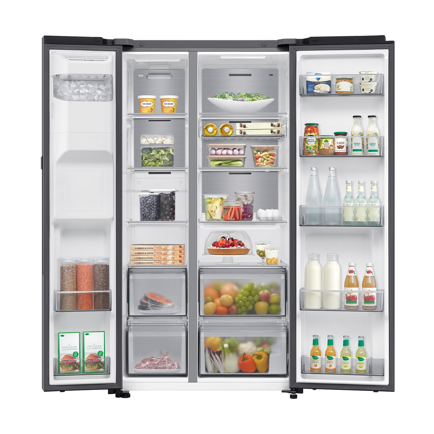 Frigorífico Americano Bespoke AI 178cm 621L Clase E Inox RS90F64EETEF Inox