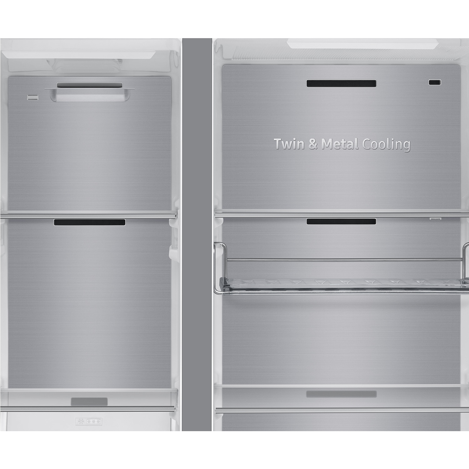 Frigorífico Americano Bespoke AI Family Hub™ 178.5cm 614L Clase E Inox RS90F66BETEF Inox