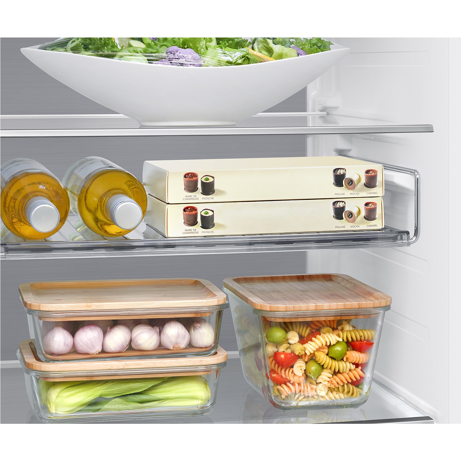 Frigorífico Americano Bespoke AI Family Hub™ 178.5cm 614L Clase E Inox RS90F66BETEF Inox