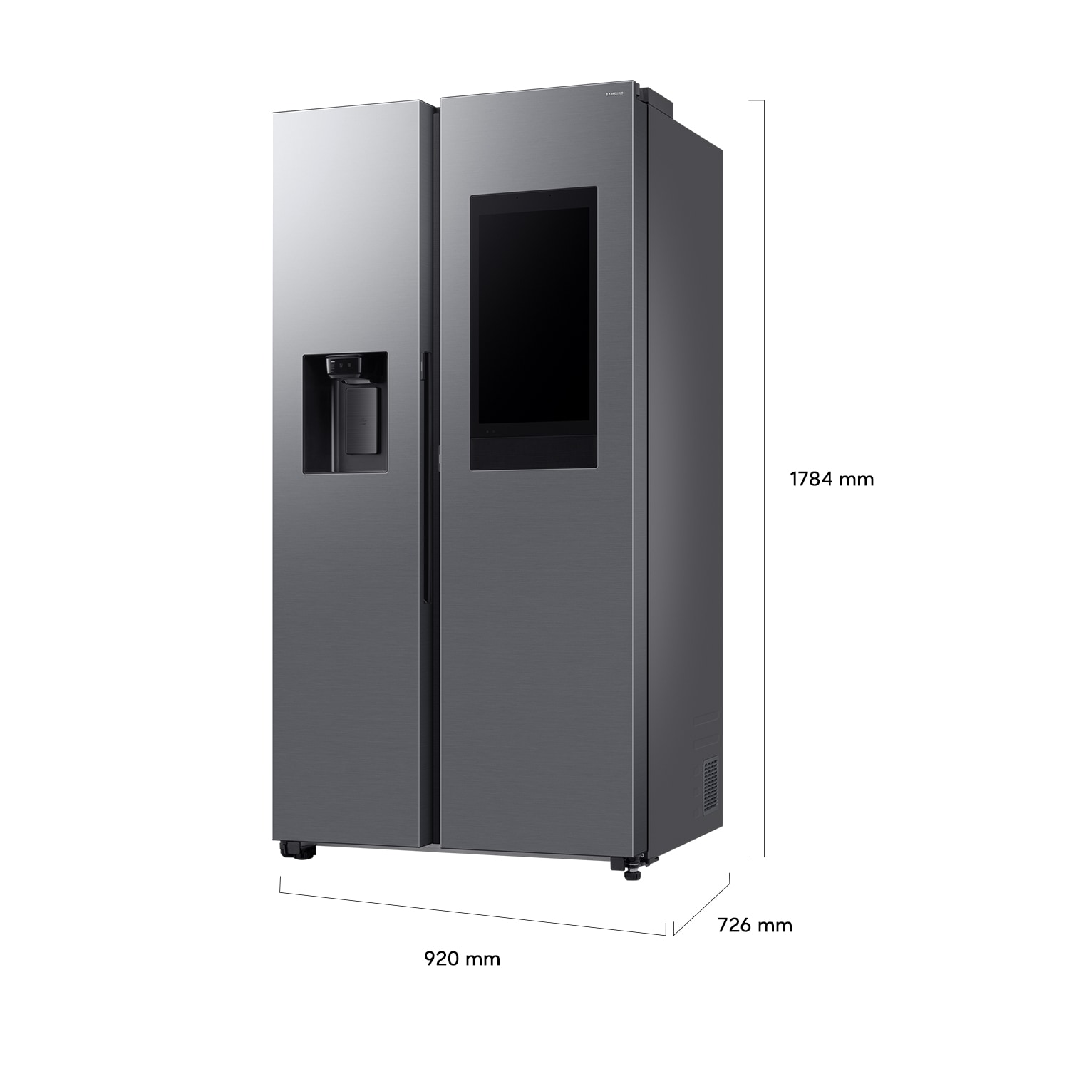 Frigorífico Americano Bespoke AI Family Hub™ 178.5cm 614L Clase E Inox RS90F66BETEF Inox