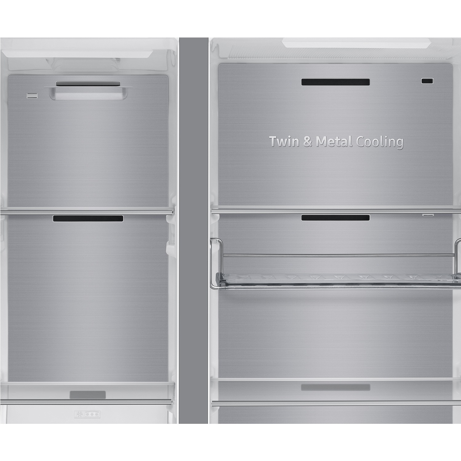 Frigorífico Americano Bespoke AI Family Hub™ 178.5cm 614L Clase E Inox RS90F66BETEF Inox