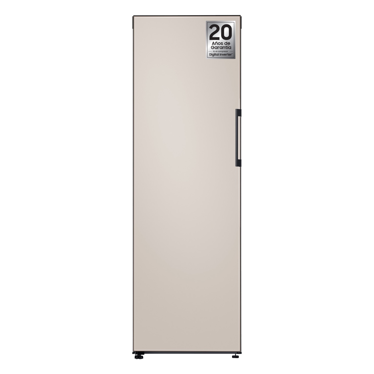 Congelador Samsung Bespoke twin satin beige rz32a748539es 1853x688x595mm h a vertical rz32a748539ef 1 puerta 185.3x59.5 nofrost clase 323l frost libre instalacion 323 4 185 rz32a748539
