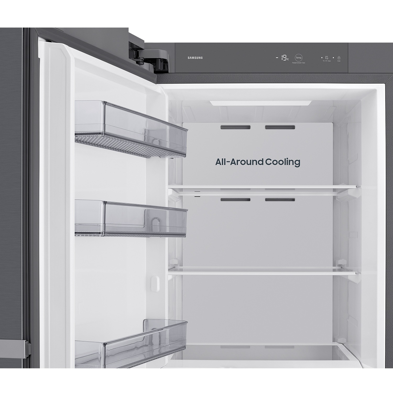 Congelador Vertical AI 186cm 323L Clase E Inox RZ40H32PETEF ​ ​ Inox