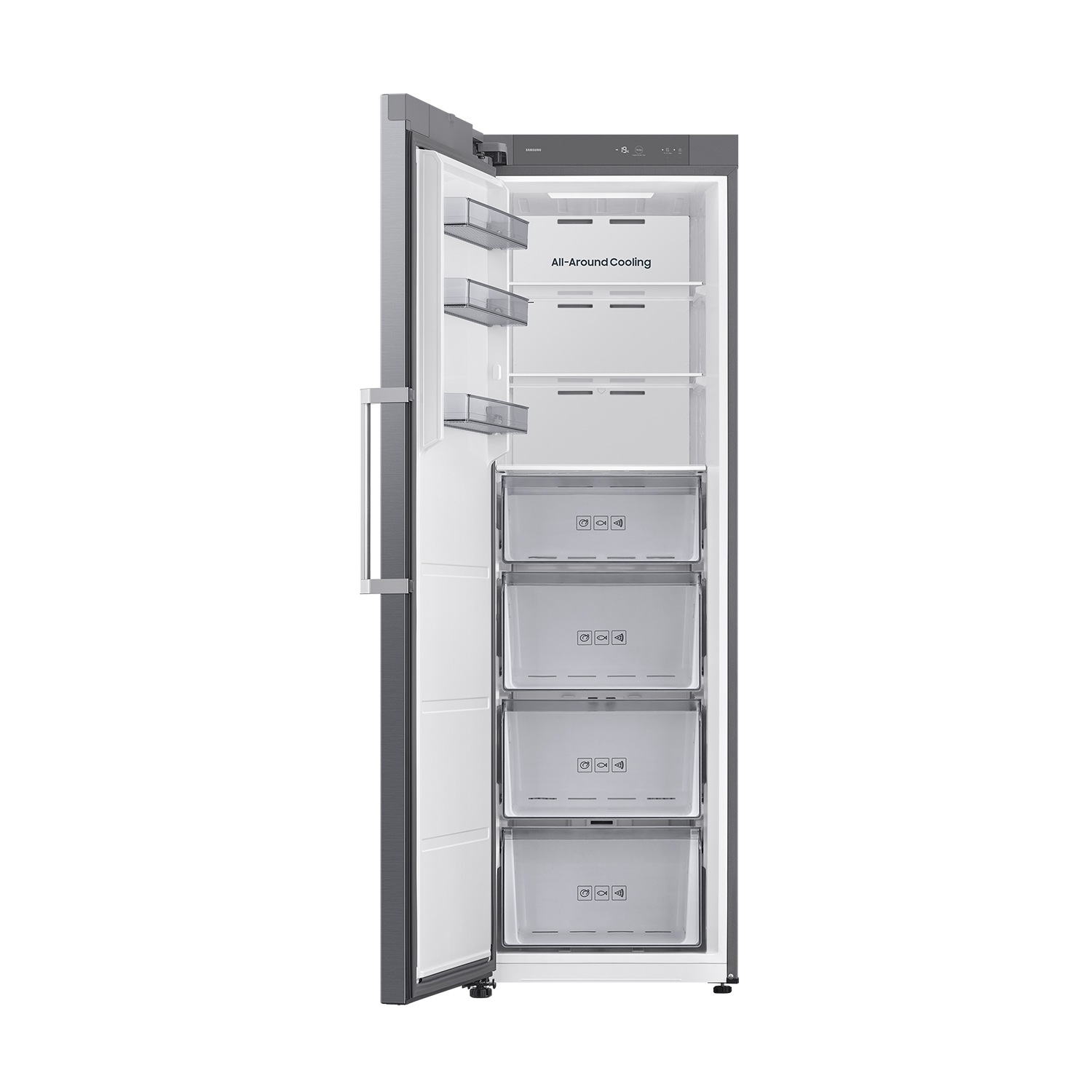 Congelador Vertical AI 186cm 323L Clase E Inox RZ40H32PETEF ​ ​ Inox