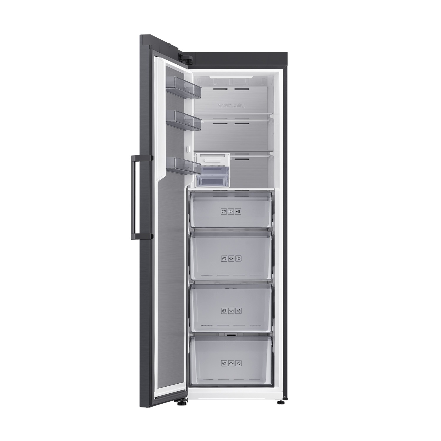 Congelador Vertical Bespoke AI 186cm 323L Clase D Grafito RZ70H32HDFEF Grafito