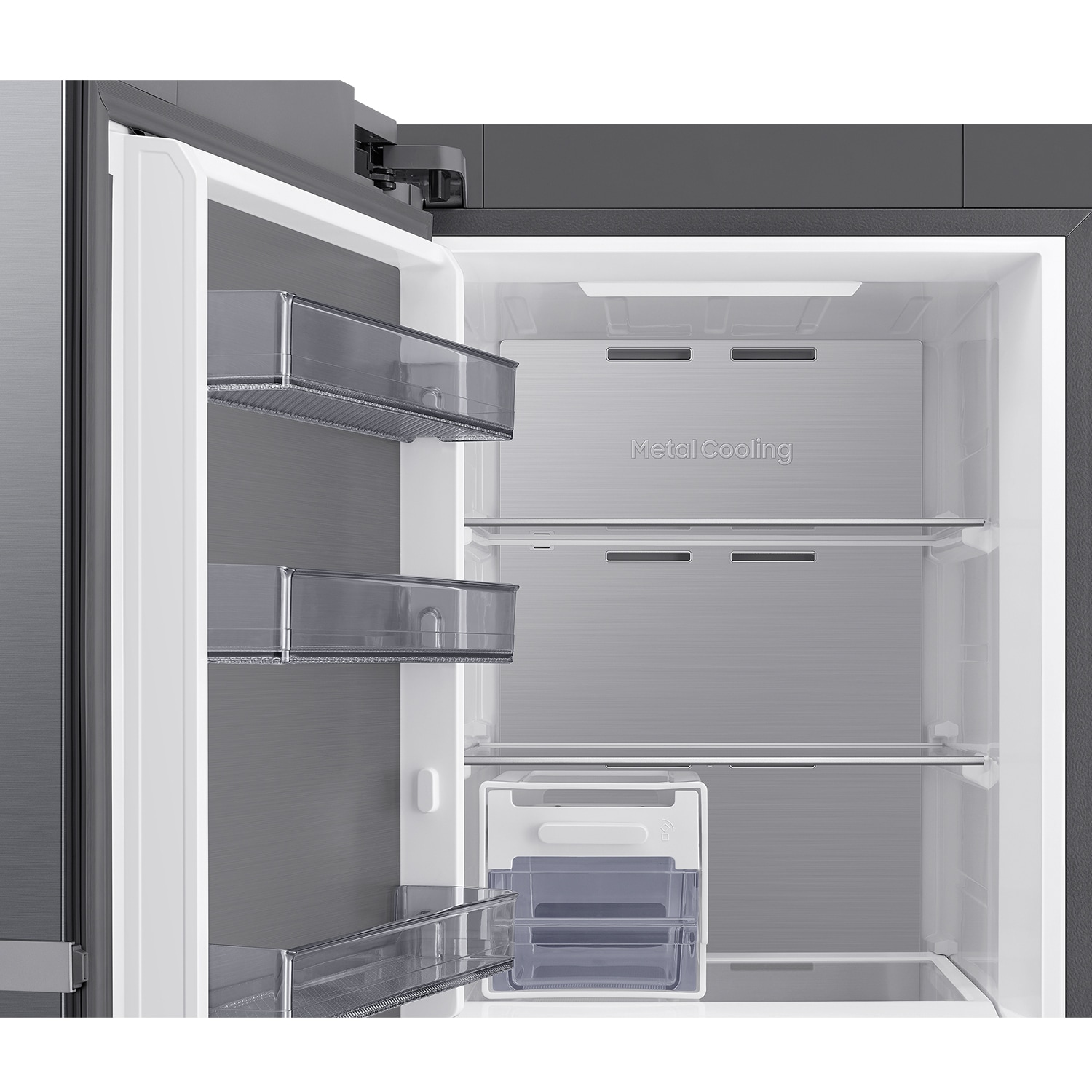 Congelador Vertical Bespoke AI 186cm 323L Clase D Inox RZ70H32HDTEF Inox