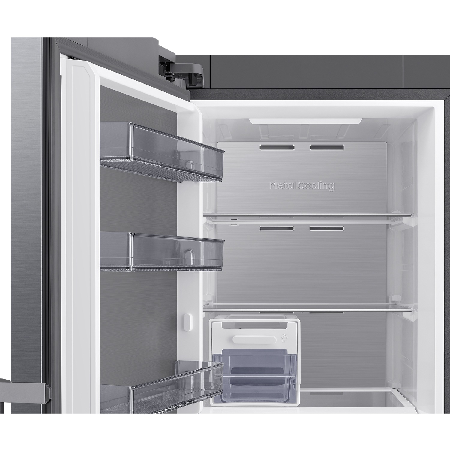 Congelador Vertical Bespoke AI 186cm 323L Clase D Inox RZ70H32HDTEF Inox
