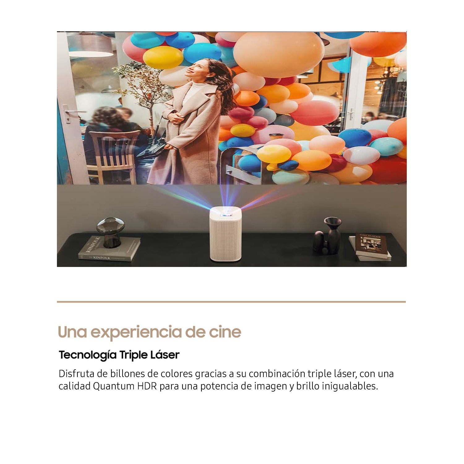 Proyector The Premiere LPF5D 100” 4k 5 Full touch interaction (2025) White