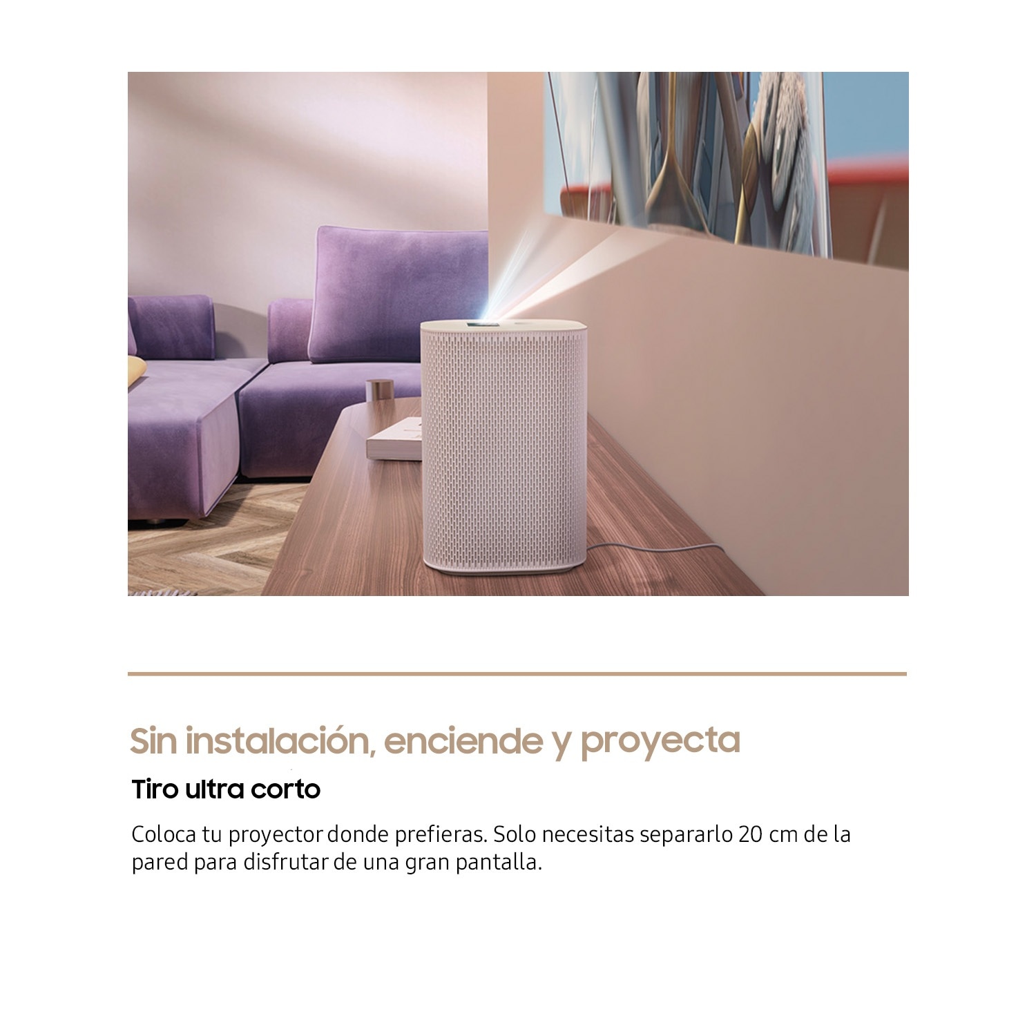 Proyector The Premiere 5 100” LPF5D Triple láser e interacción táctil (2025) White