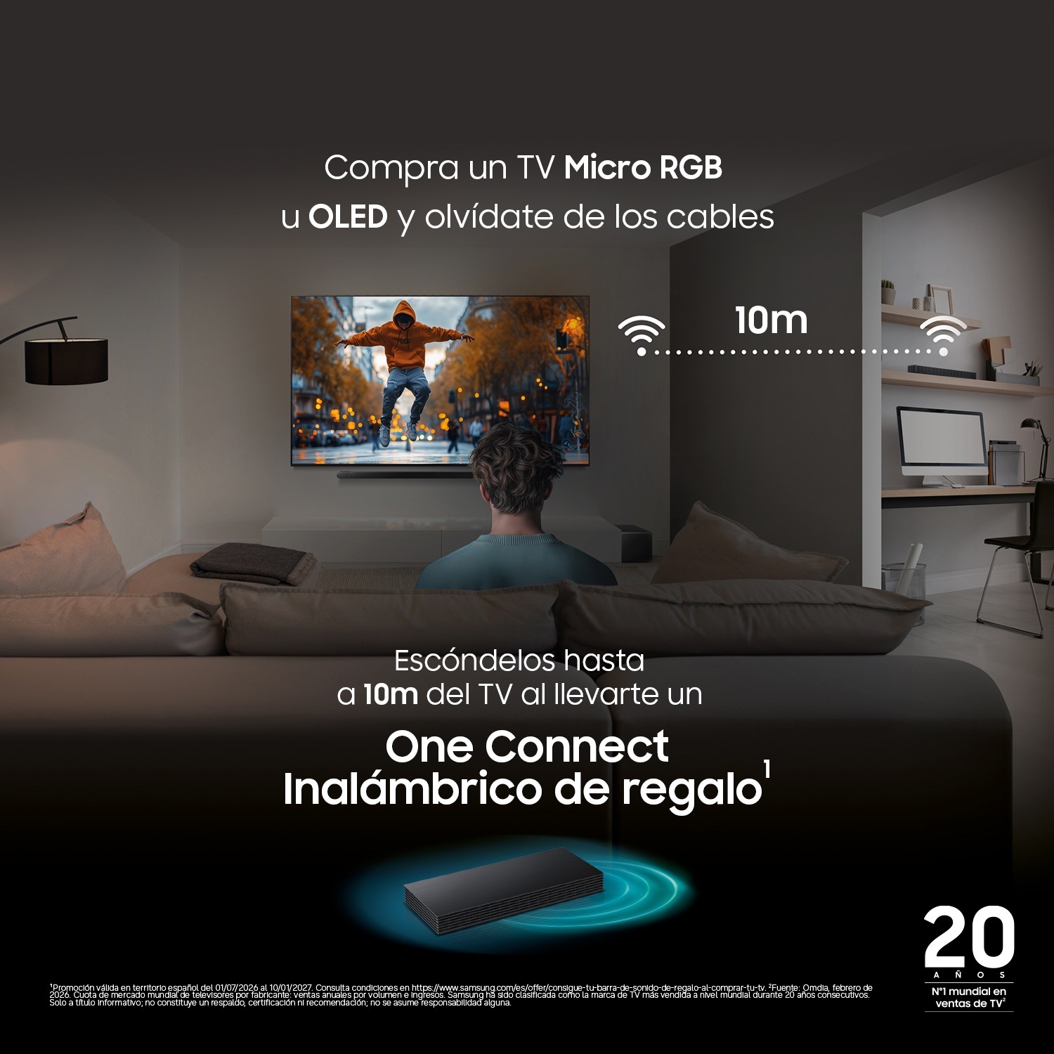 TV 85" Micro RGB R95H 4K Samsung Vision AI Smart TV (2026) Black