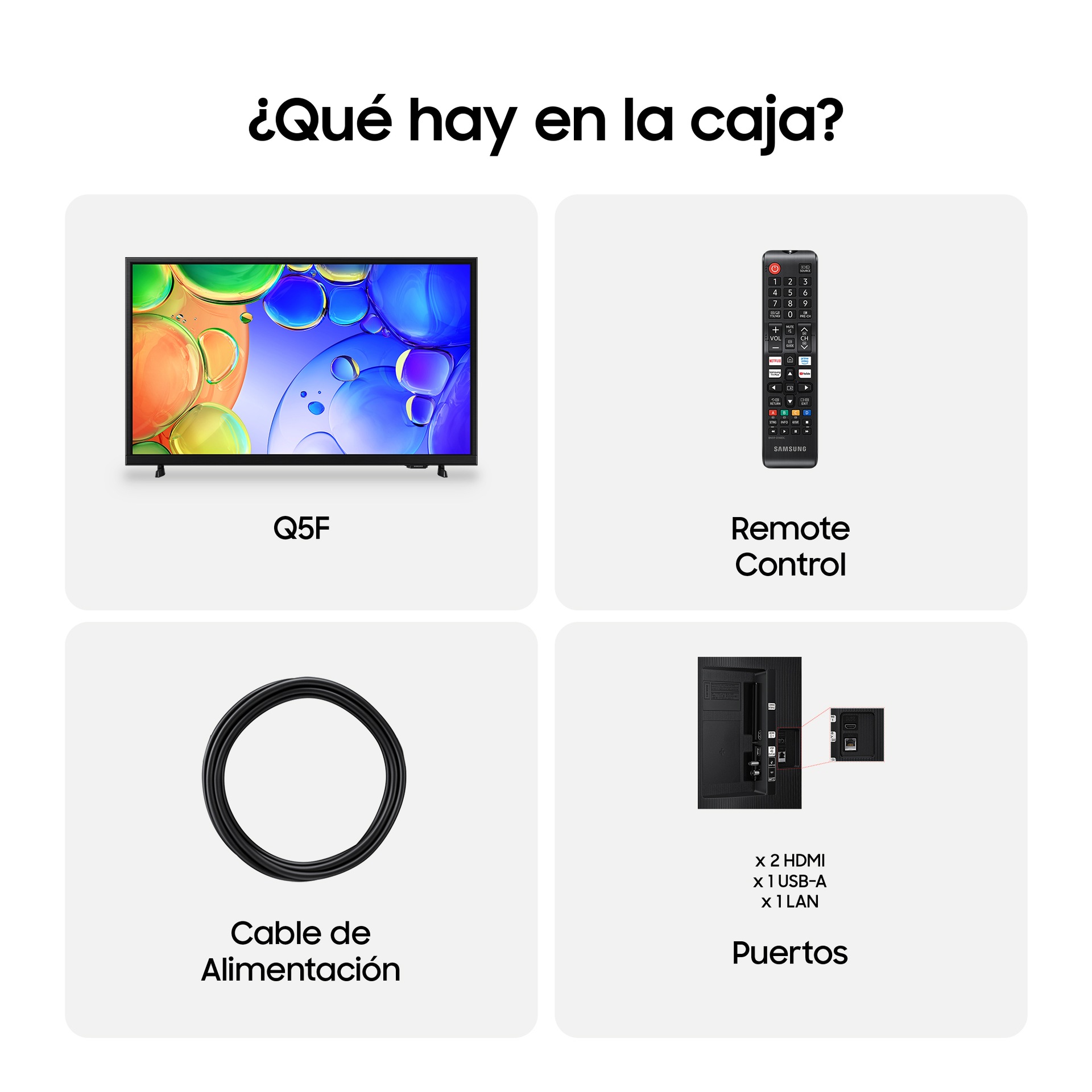 TV 32" QLED Q5F Full HD Smart TV (2025) Black