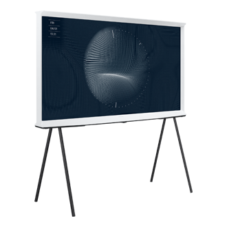 SAMSUNG Serie The Serif LS01B de 43 pulgadas - QLED 4K, diseño en forma de  I, pantalla mate antirreflejo, caballete portátil, soporte, modo ambiente+