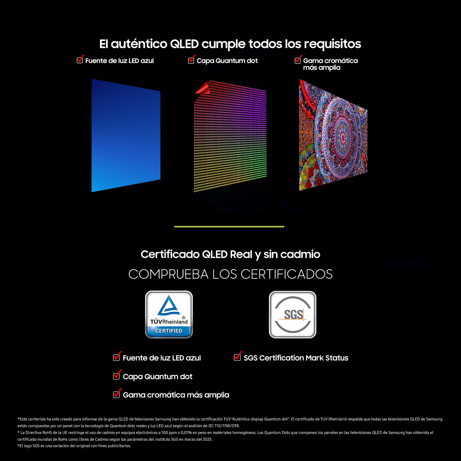 TV 43" QLED Q7F 4K Samsung Vision AI Smart TV 2025 Negro