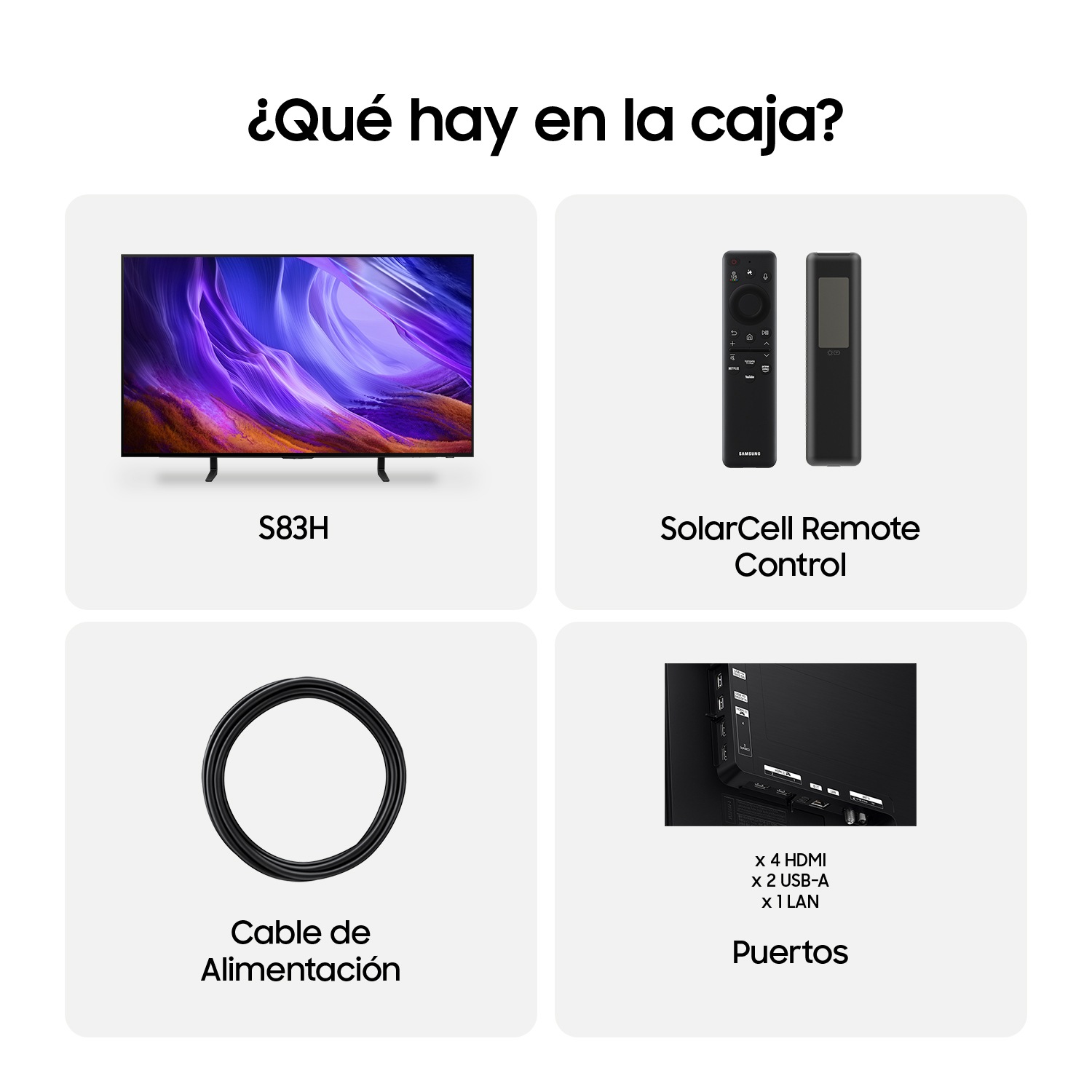 TV 48" OLED S83H 4K Samsung Vision AI Smart TV (2026) Graphite