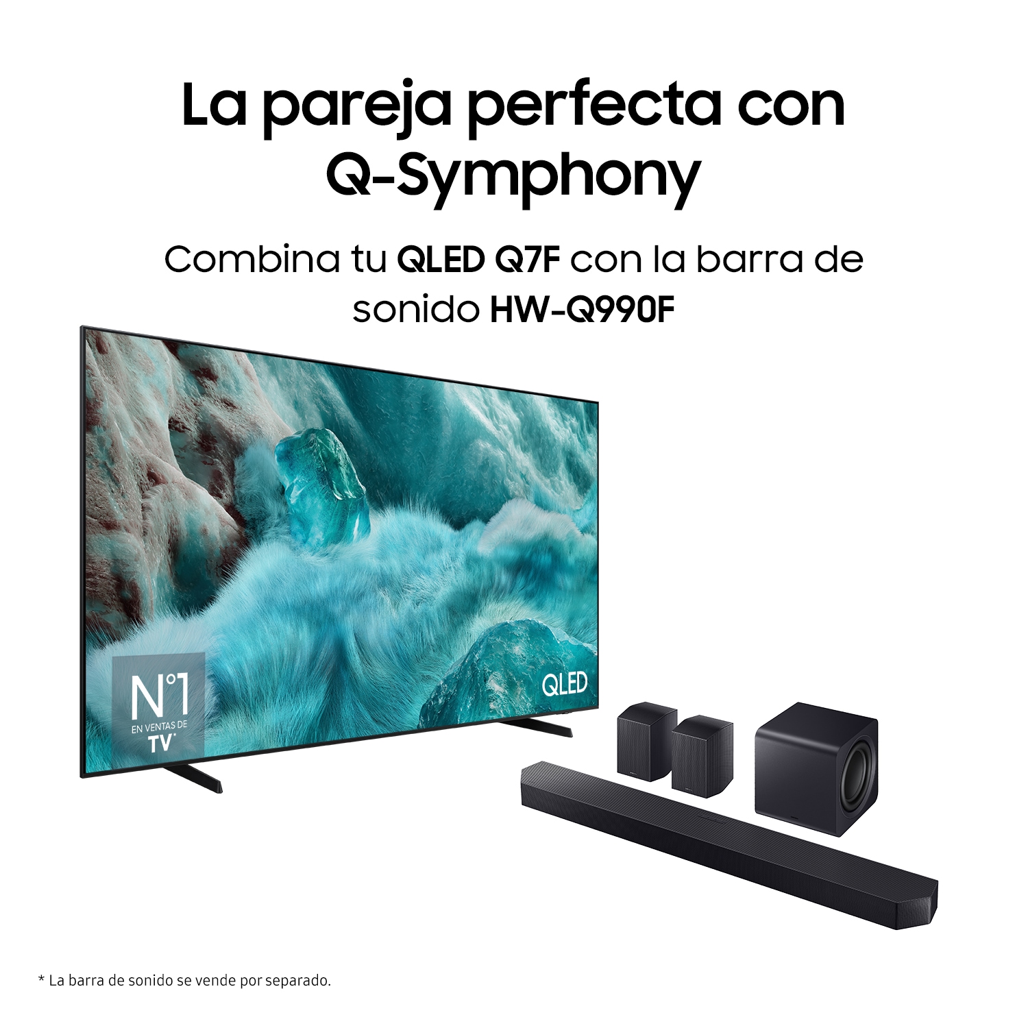 TV 50" QLED Q7F 4K Samsung Vision AI Smart TV 2025 Negro