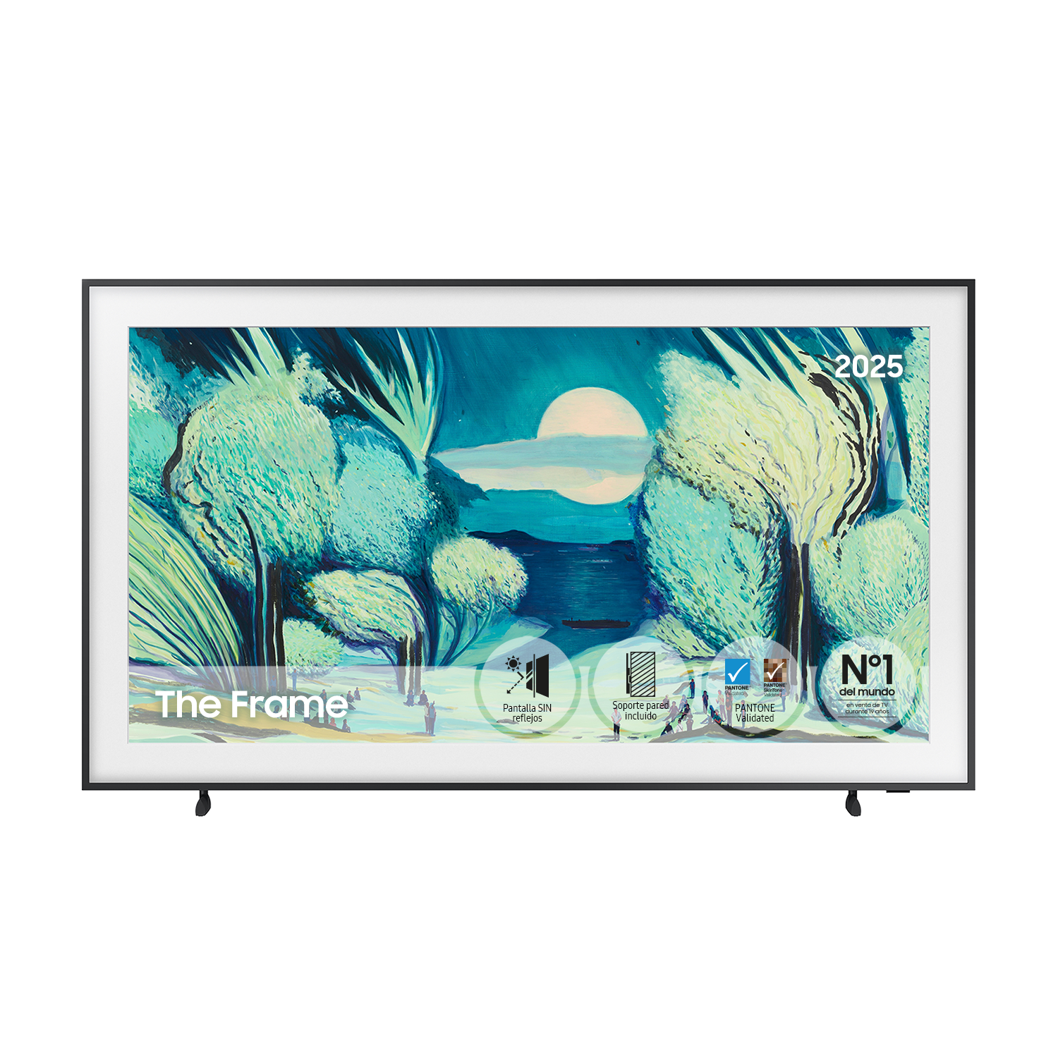 TV LS03F 55" The Frame 4K Samsung Vision AI Smart TV 2025 Black