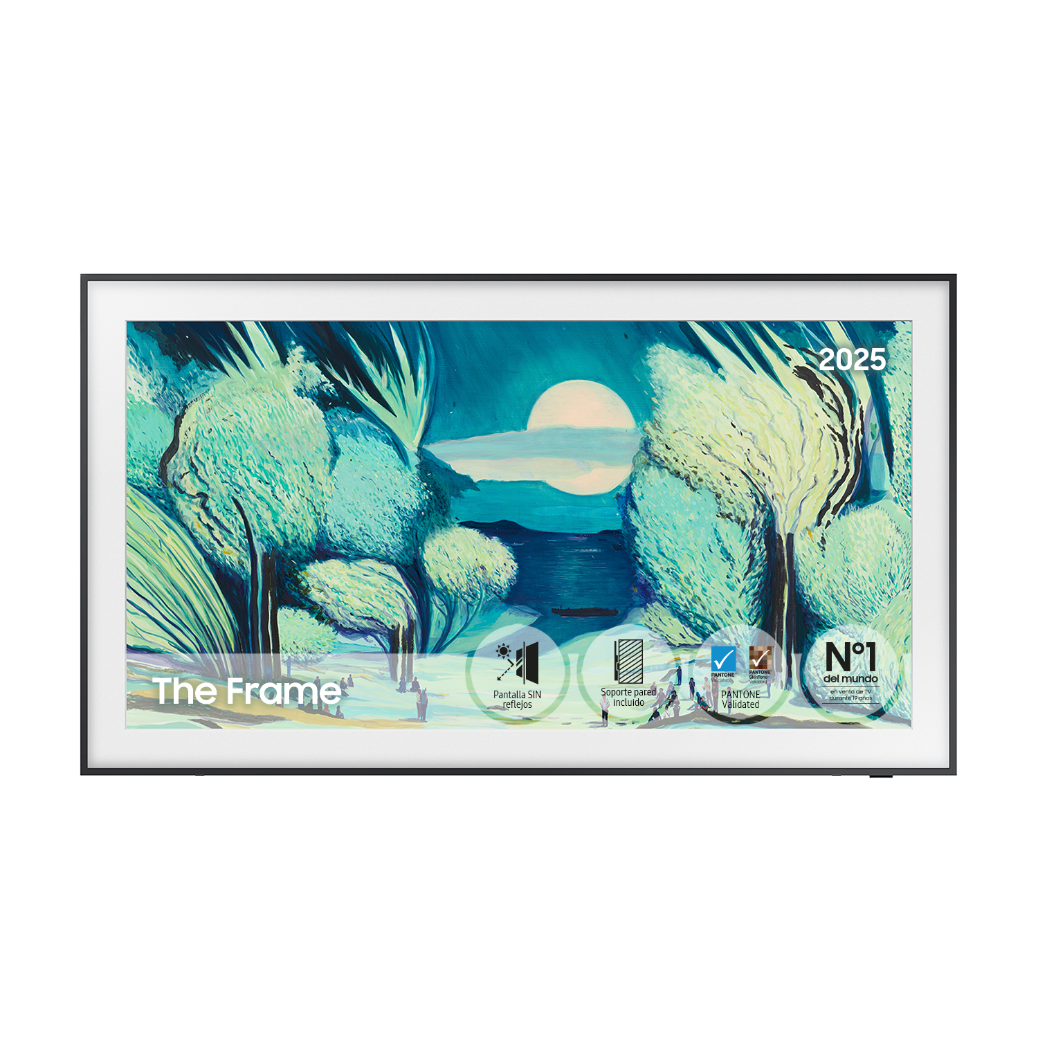 TV LS03F 55" The Frame 4K Samsung Vision AI Smart TV 2025 Black