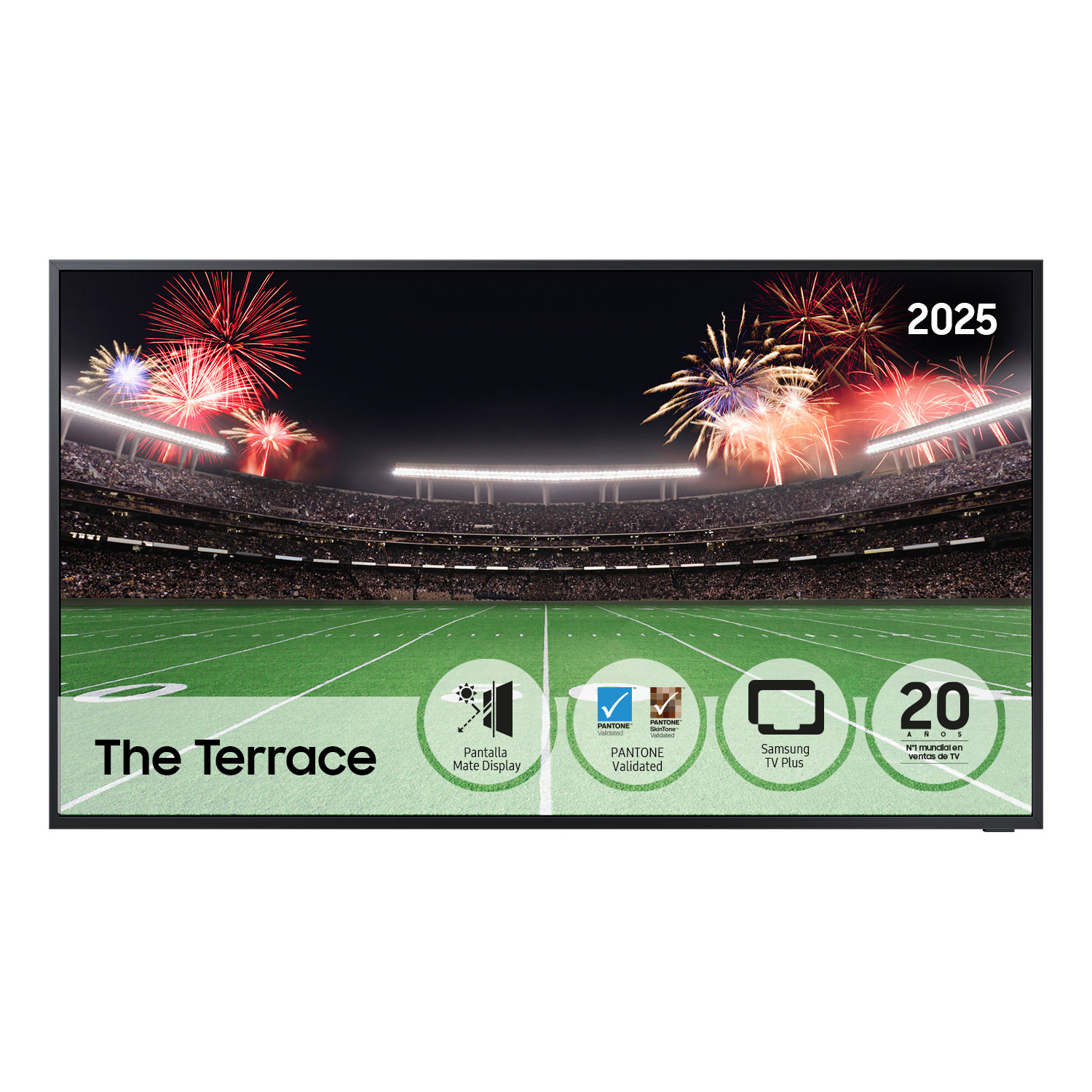 TV 55” Neo QLED The Terrace LST7D 4K Smart TV 2025 Negro titanio
