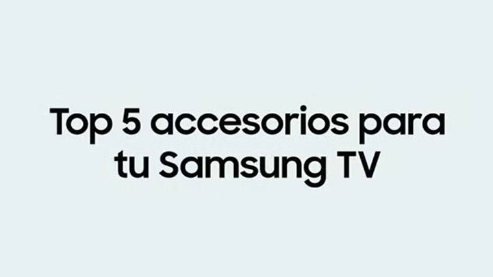 5 accesorios Samsung tv