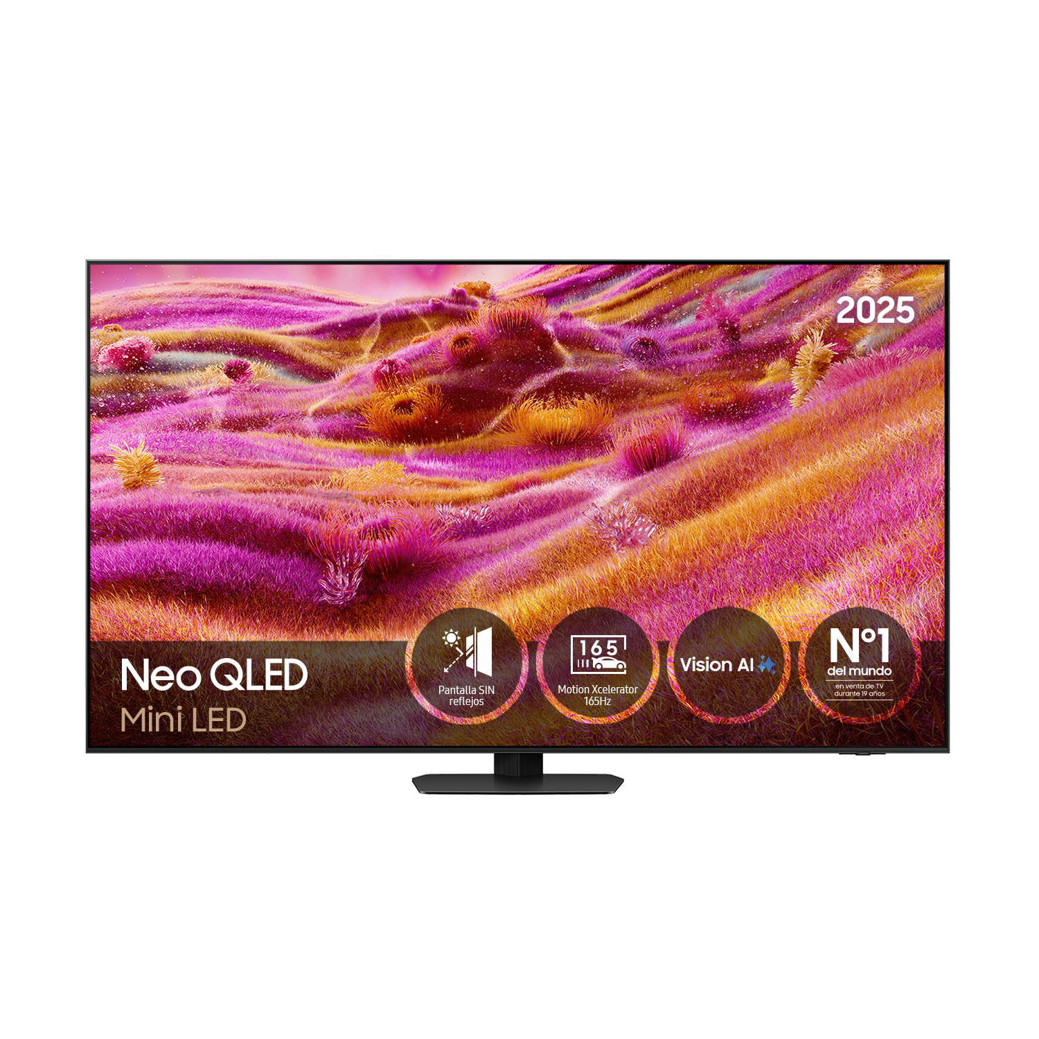 TV 55" Neo QLED QN90F 4K Samsung Vision AI Smart TV 2025 Negro