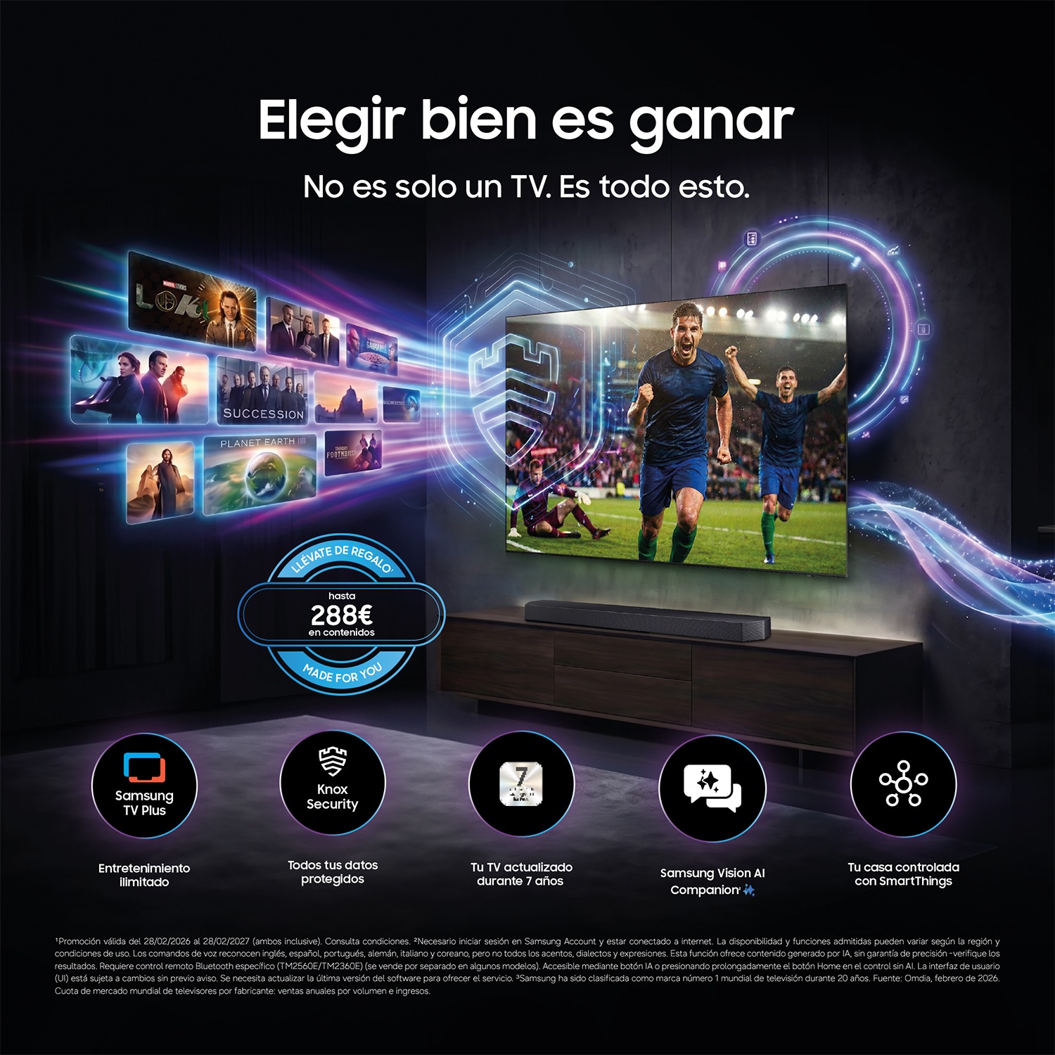55'' OLED S90H 4K Samsung Vision AI Smart TV (2026) Graphite