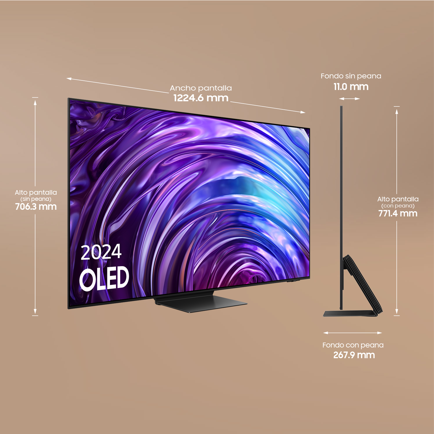 [TV S95D~ ÓLÉD~ 4K 138cm 55" S~márt~ TV 2024]