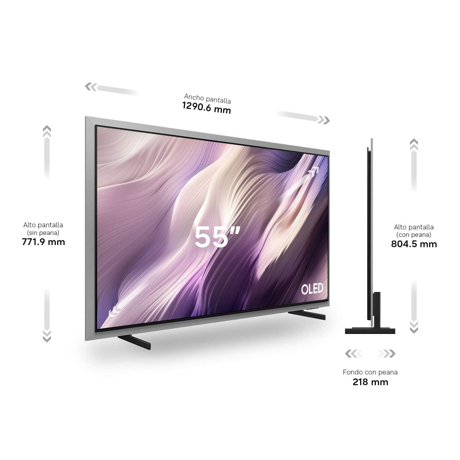 55'' inch OLED S95H 4K Samsung Vision AI Smart TV (2026) Silver