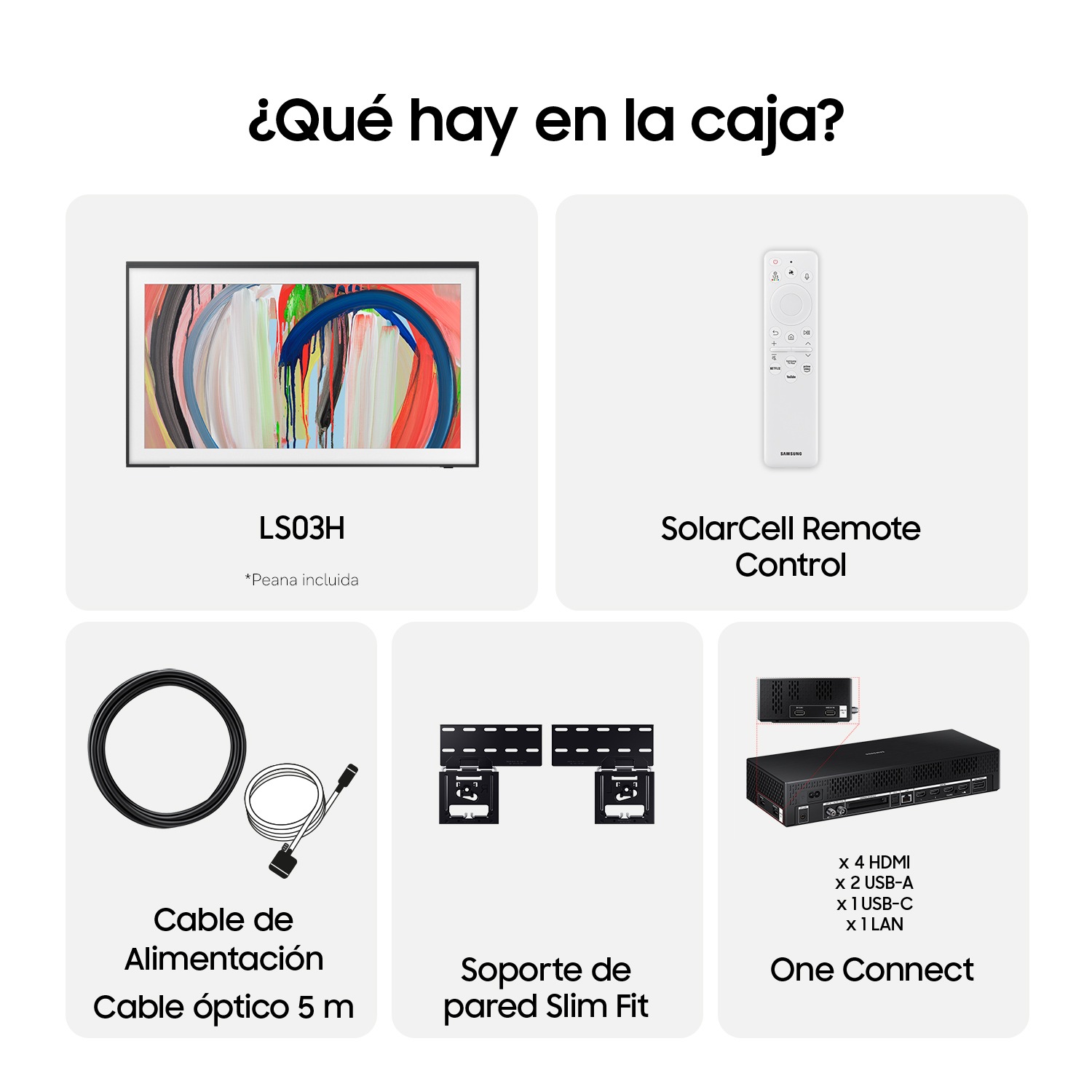 65'' LS03HA 4K Samsung Vision AI Smart TV (2026) Black