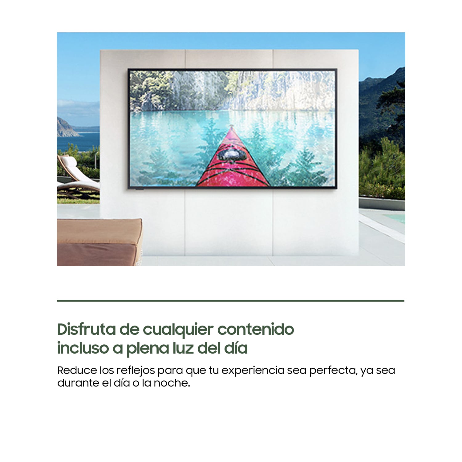 TV 65” Neo QLED The Terrace LST7D 4K Smart TV 2025 Negro titanio