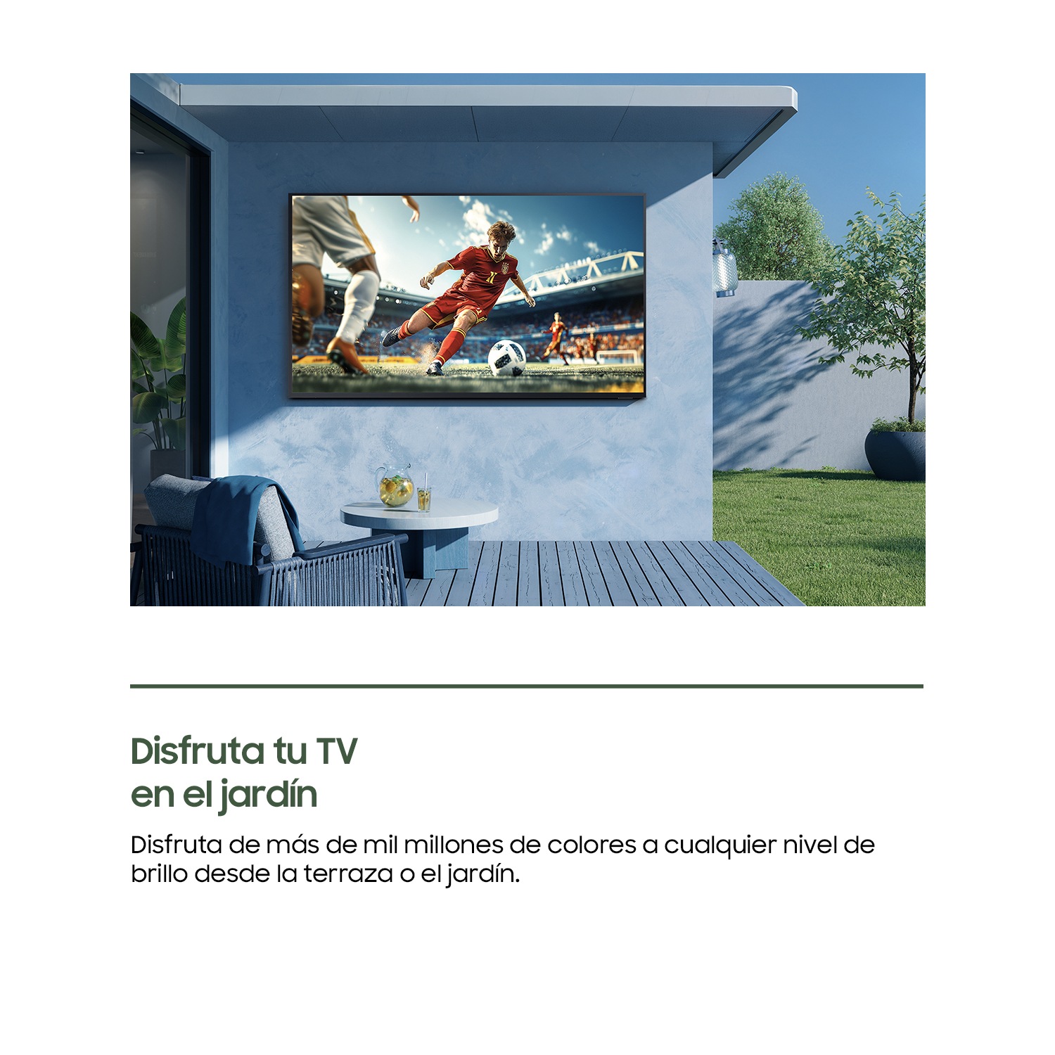 TV 65” Neo QLED The Terrace LST7D 4K Smart TV 2025 Negro titanio