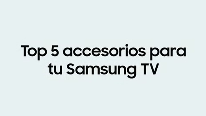 5 accesorios Samsung tv
