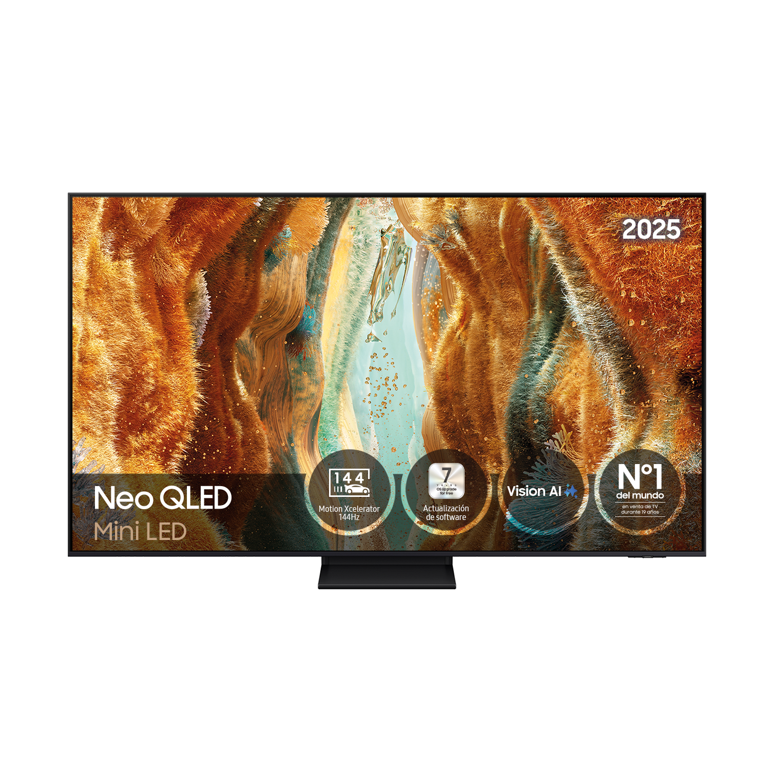 TV 65" Neo QLED QN74F 4K Samsung Vision AI Smart TV 2025 Black
