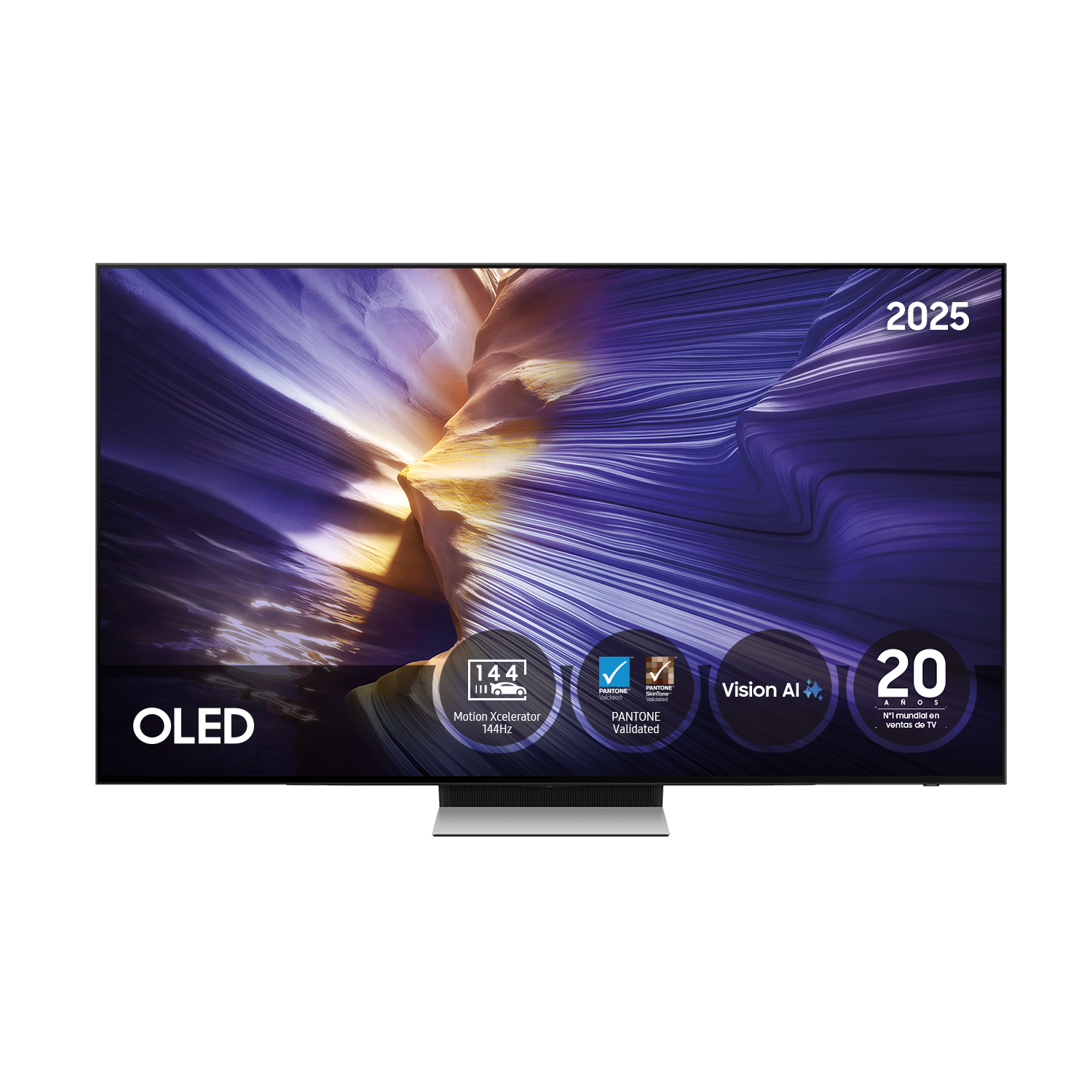 TV 65" OLED S90F 4K Samsung Vision AI Smart TV 2025 Negro grafito
