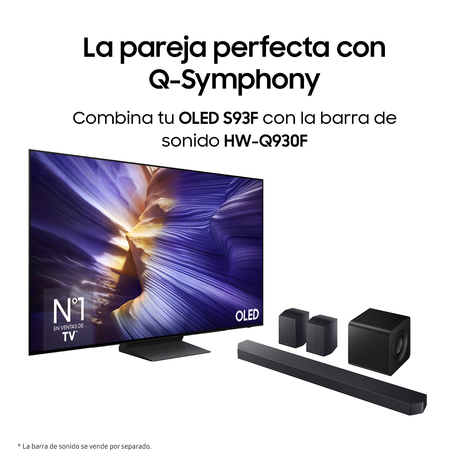 TV 65" OLED S93F 4K Samsung Vision AI Smart TV 2025 Black