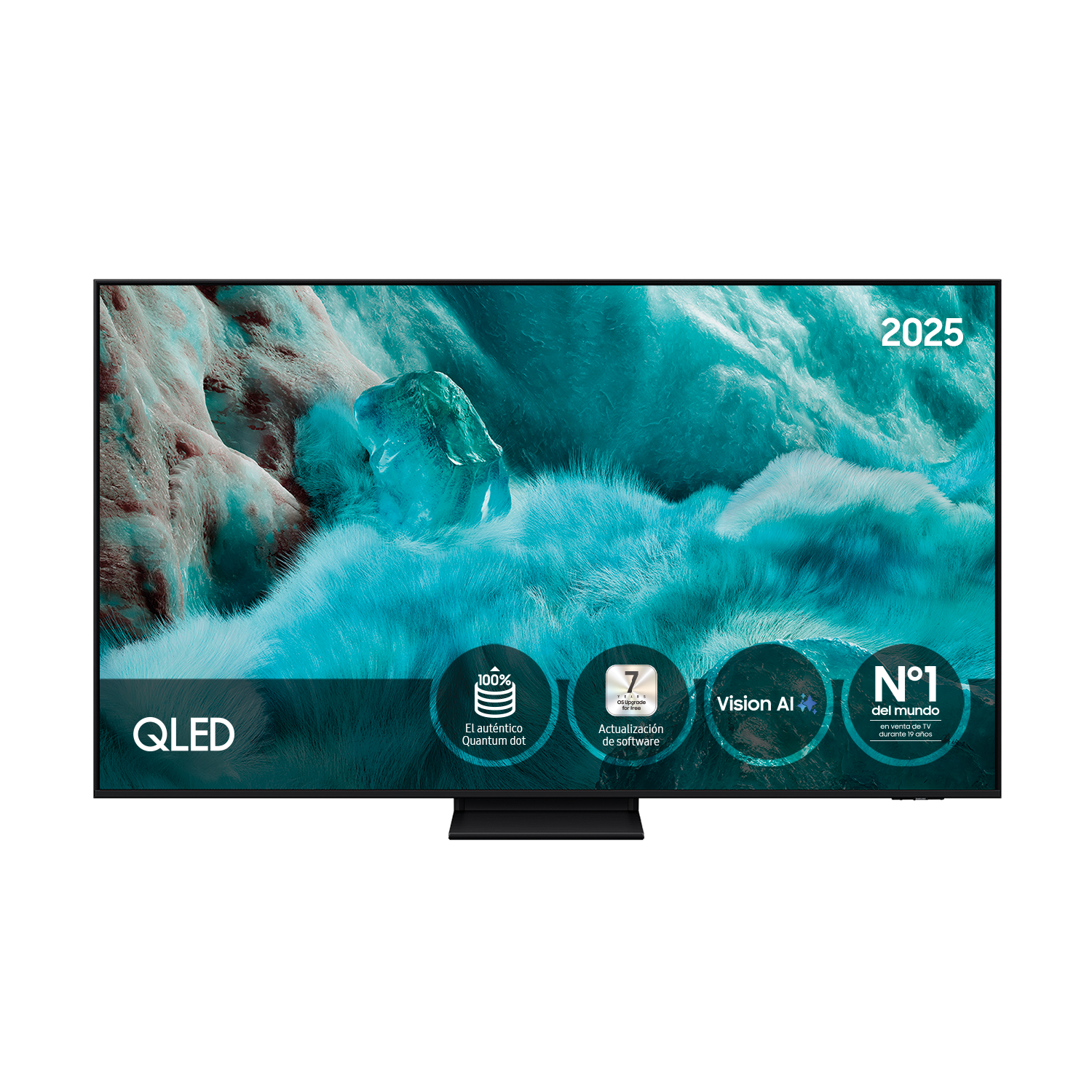TV 75" QLED Q7F5 4K Samsung Vision AI Smart TV 2025 Negro